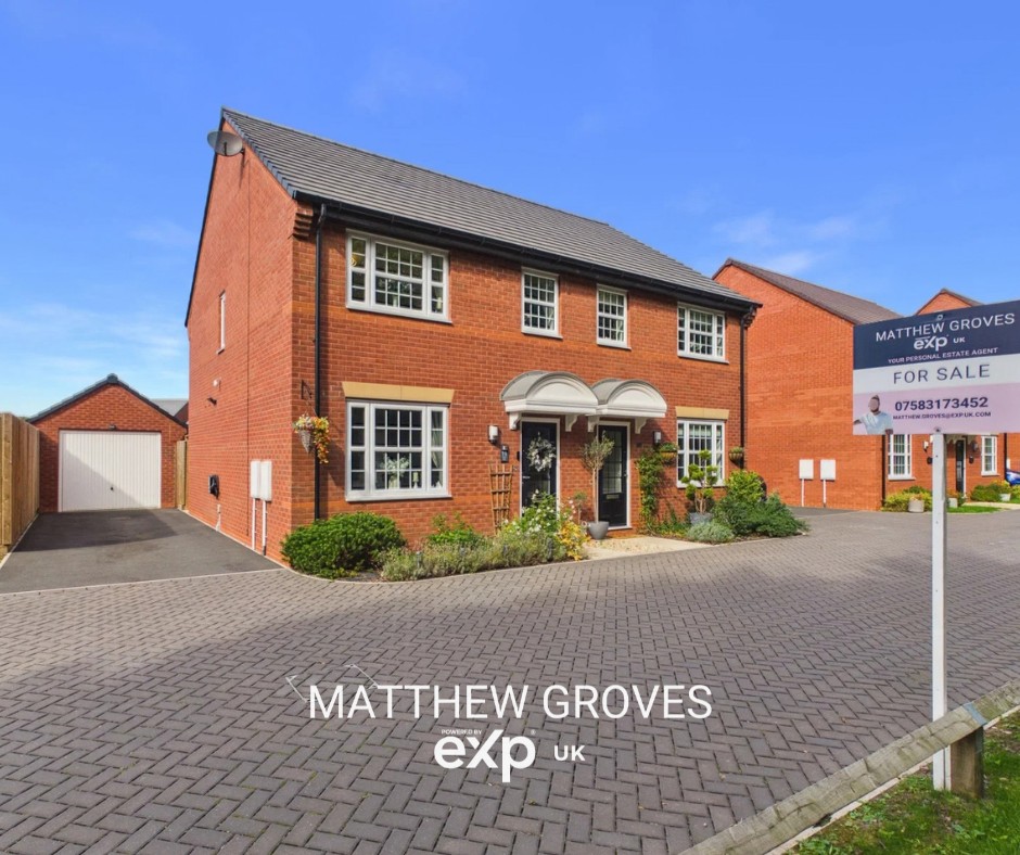 Semi Detached House for sale in Telford, Wharf Drive, Newport, Telford, TF10 7ZL