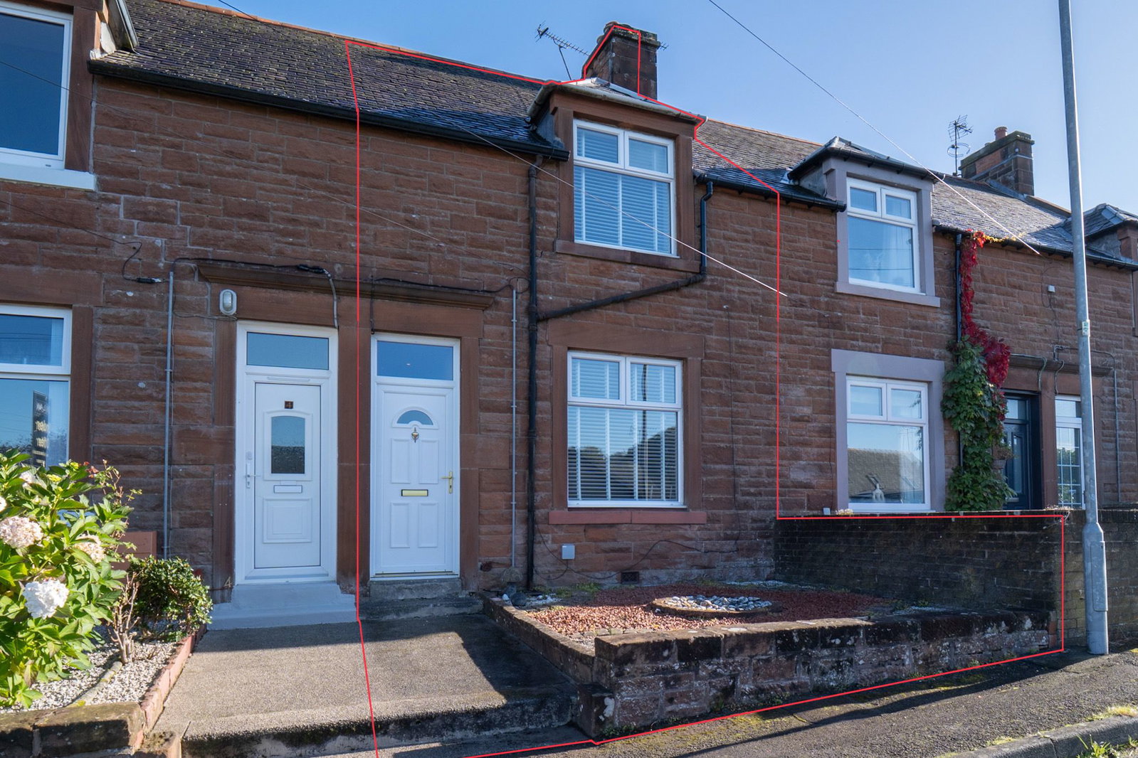 Terraced House for sale in Dumfries, Loreburn Terrace, Heathhall, Dumfries, DG1 1TY