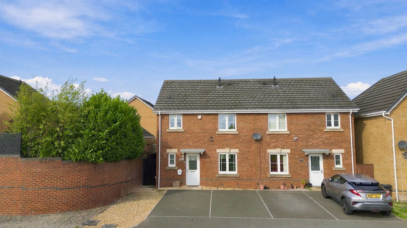 Semi Detached House for sale in Newport, Monmouth Castle Drive, Newport