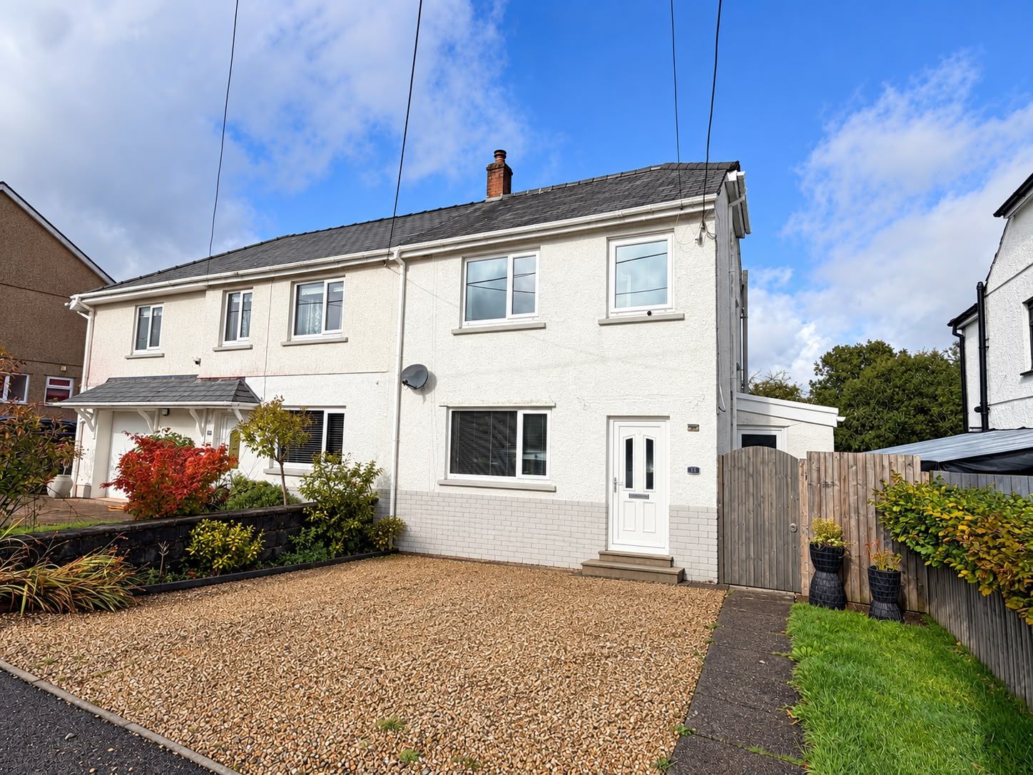 Semi Detached House for sale in Neath, Dol Henrhyd, Coelbren, Neath, SA10 9PG