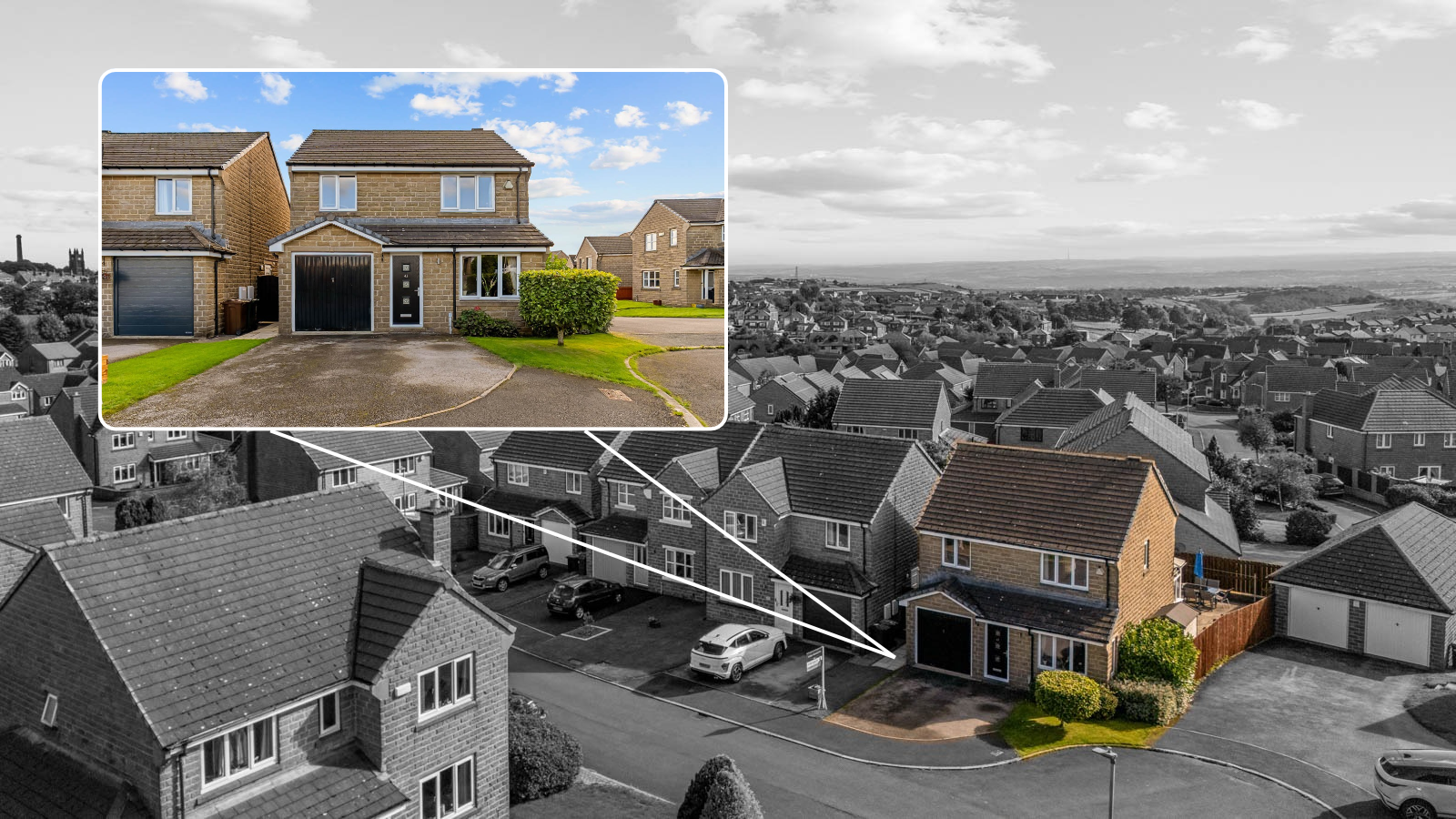 Detached House for sale in Bradford, Bradshaw View, Queensbury, BD13 2FF