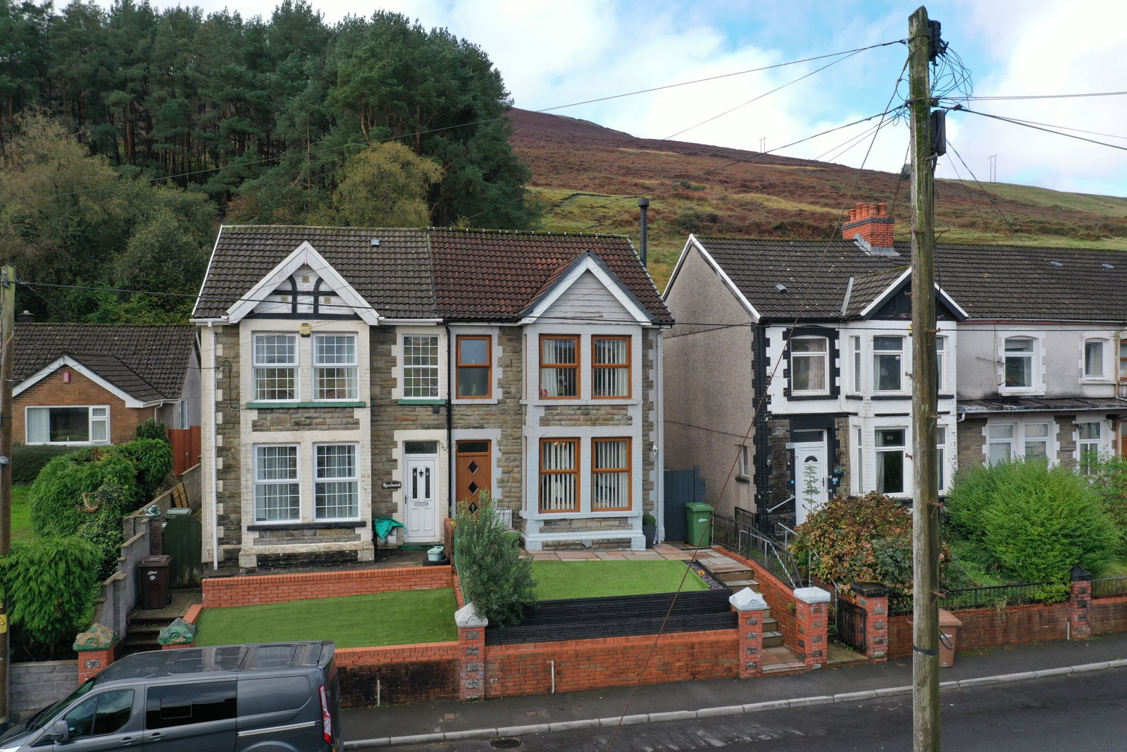 Semi Detached House for sale in Bargoed, Southend Terrace, Pontlottyn, Bargoed, CF81 9RL