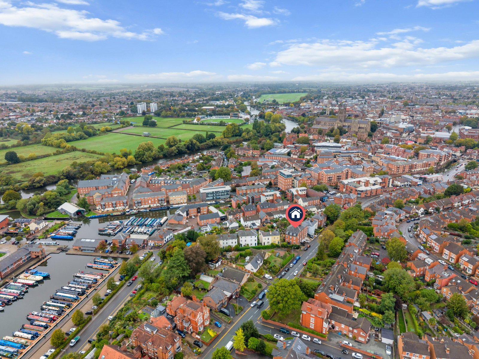 Semi Detached House for sale in Worcester, Bath Road, Worcester, WR5 3EW