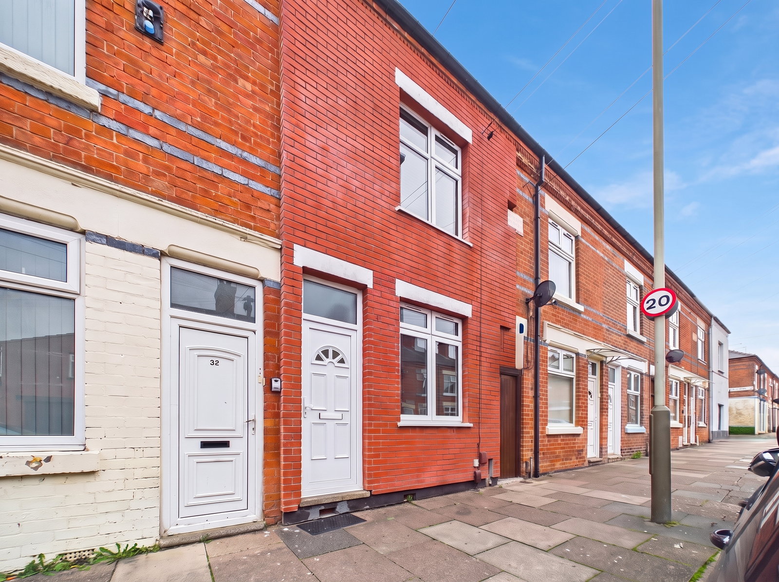 Terraced House for sale in Leicester, Moat Road, Spinney Hills, LE5, 1173 m²