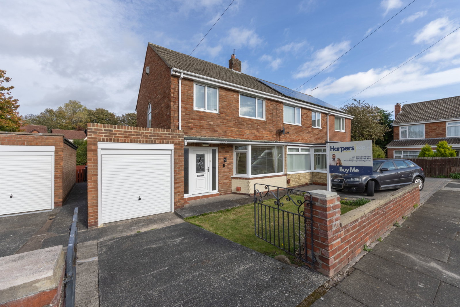 Semi Detached House for sale in Bedlington, Acorn Avenue, Bedlington, NE22 5SP, 1024 m²