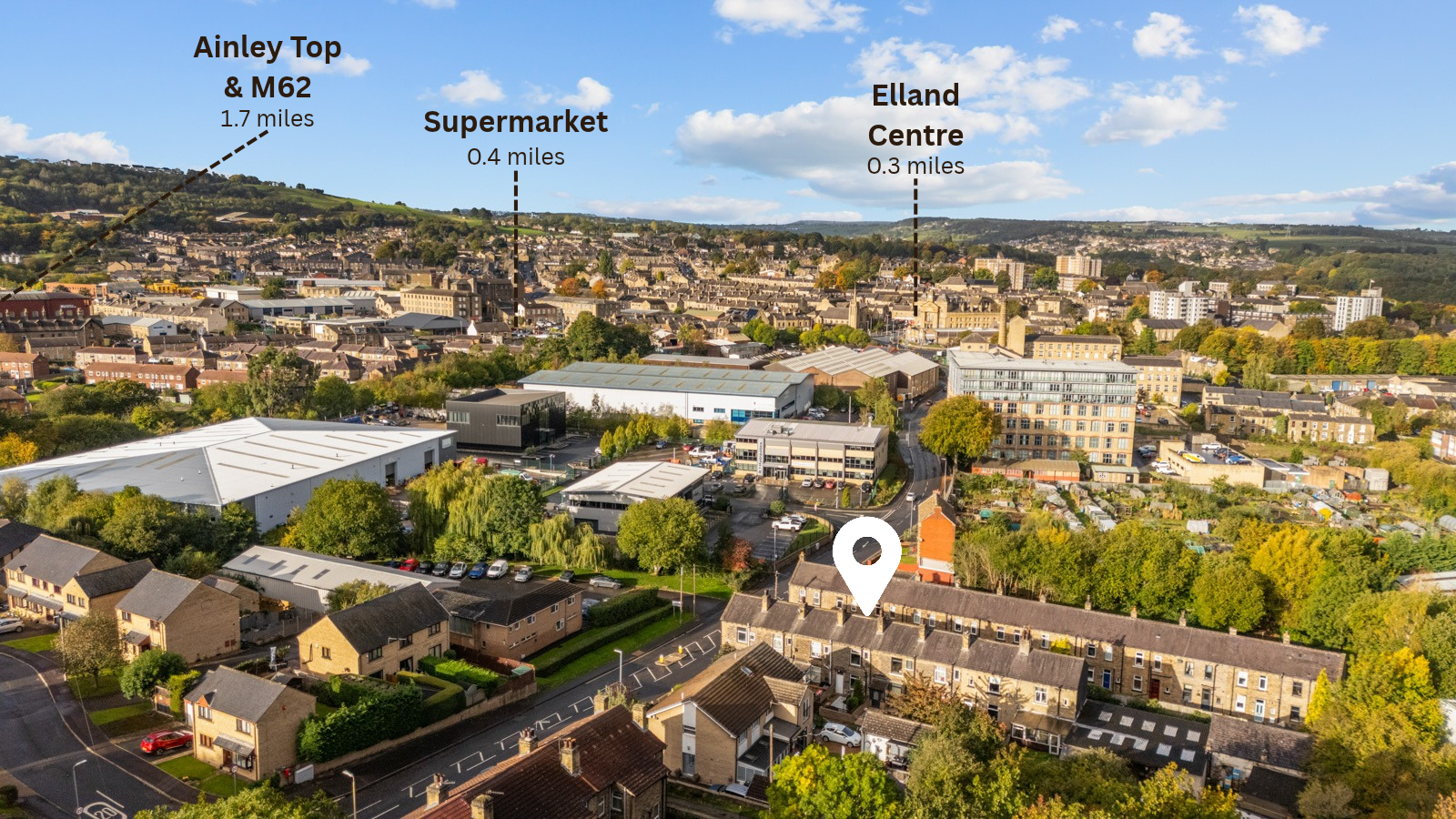 Terraced House for sale in Elland, Lime Tree Avenue, Elland, HX5 9BE