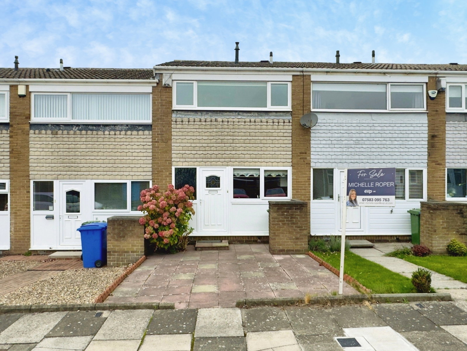Terraced House for sale in Cramlington, Whitelaw Place, Cramlington, NE23 6HX