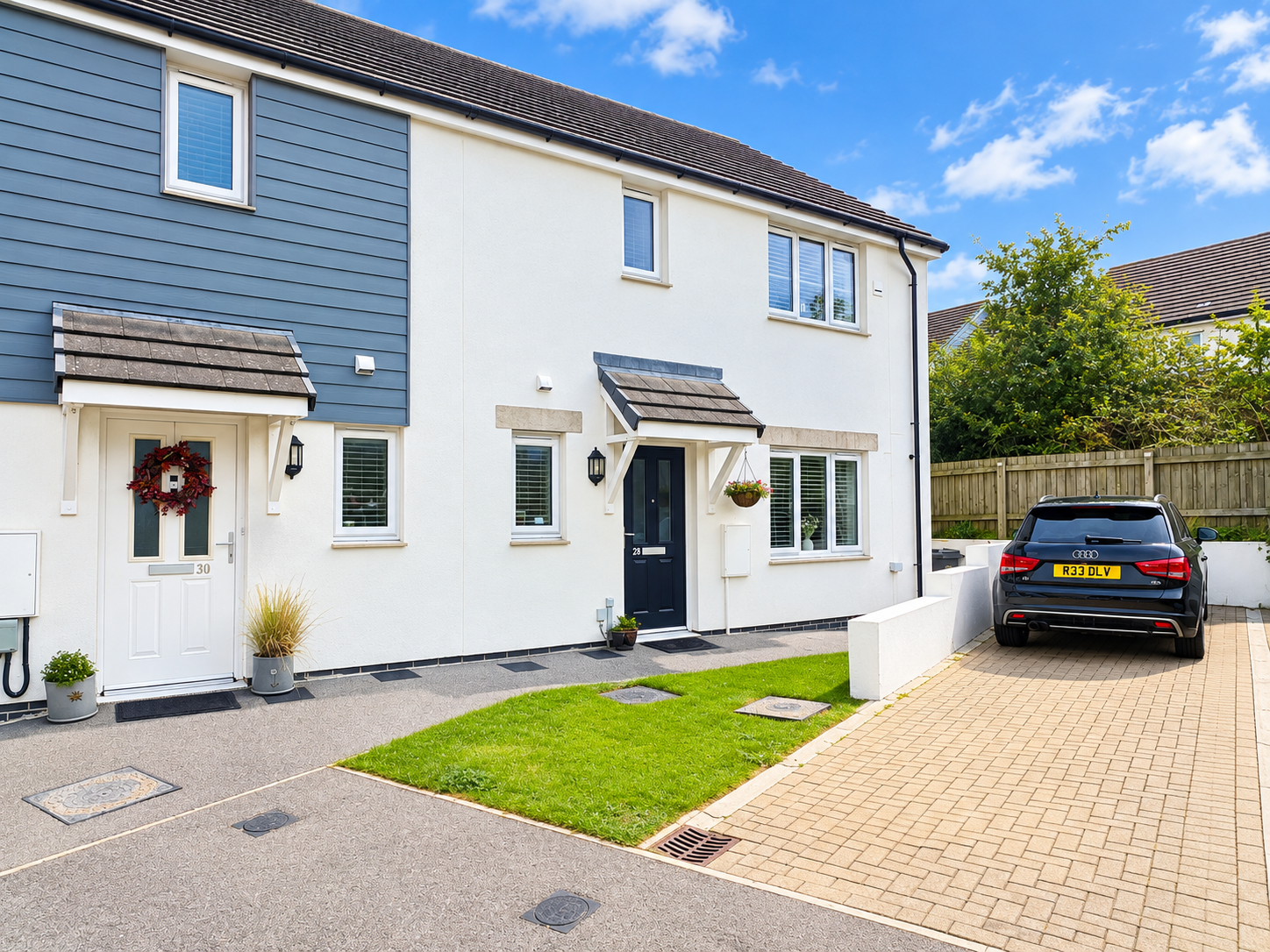 Semi Detached House for sale in St. Austell, McCarthy Drive, St Stephen, Cornwall, PL26