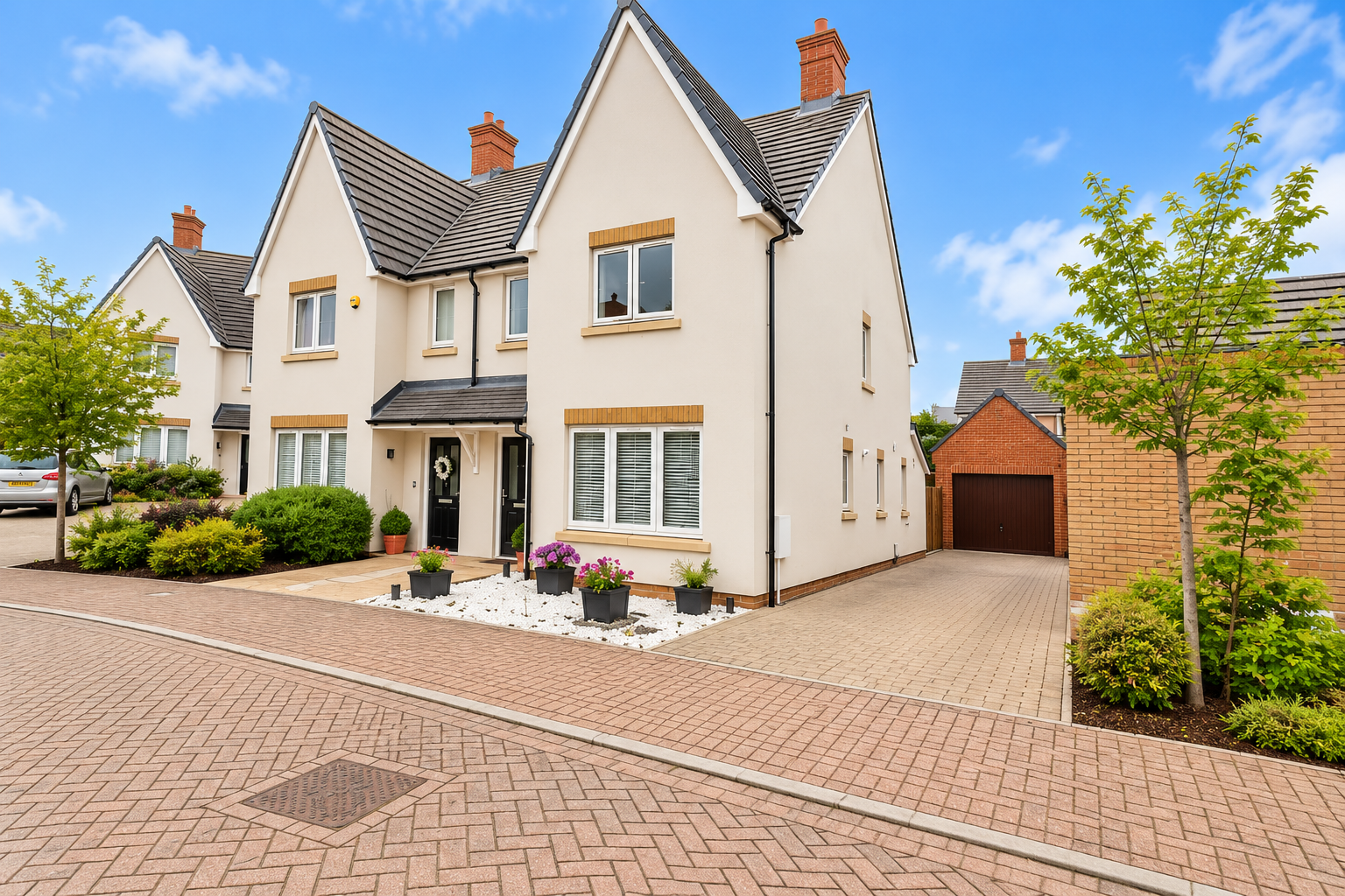 Semi Detached House for sale in Bedford, Elder Way, Ampthill, Bedford, MK45 2HN