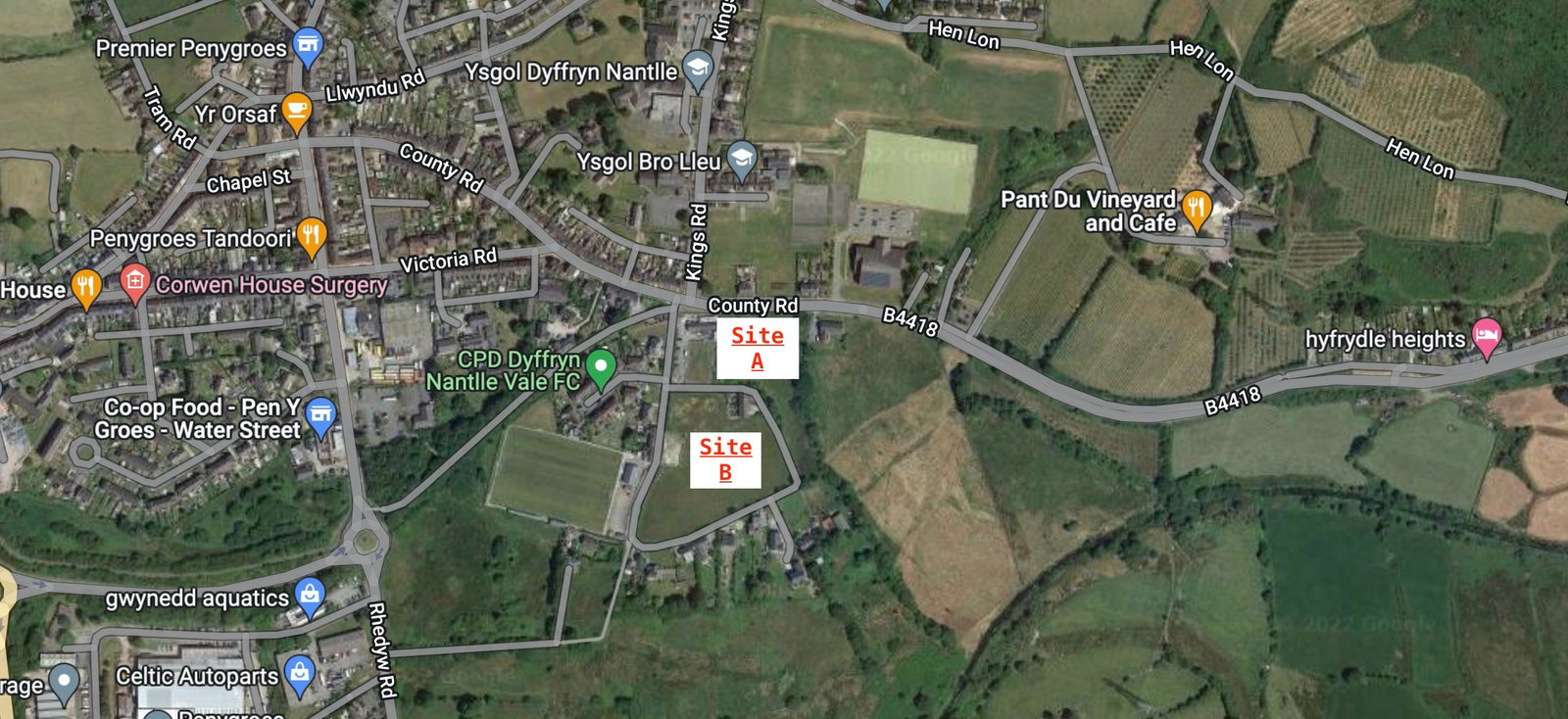 Land for sale in Caernarfon, Land A, Ty'N Y Weirglodd, Penygroes, Caernarfon, LL54