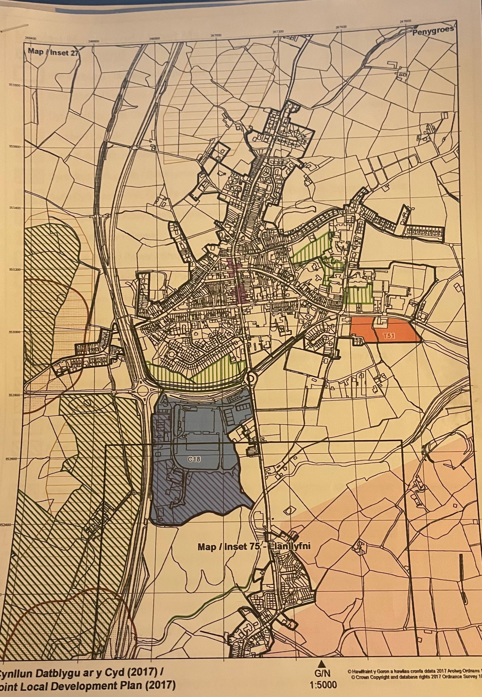 Land for sale in Caernarfon, Land A, Ty'N Y Weirglodd, Penygroes, Caernarfon, LL54