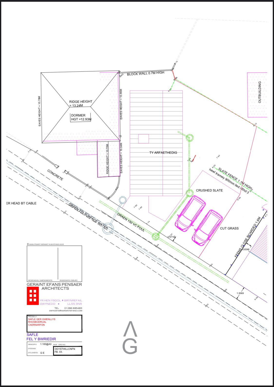 Land for sale in Caernarfon, Land Off Rhosbodrual Terrace, Caernarfon, LL55