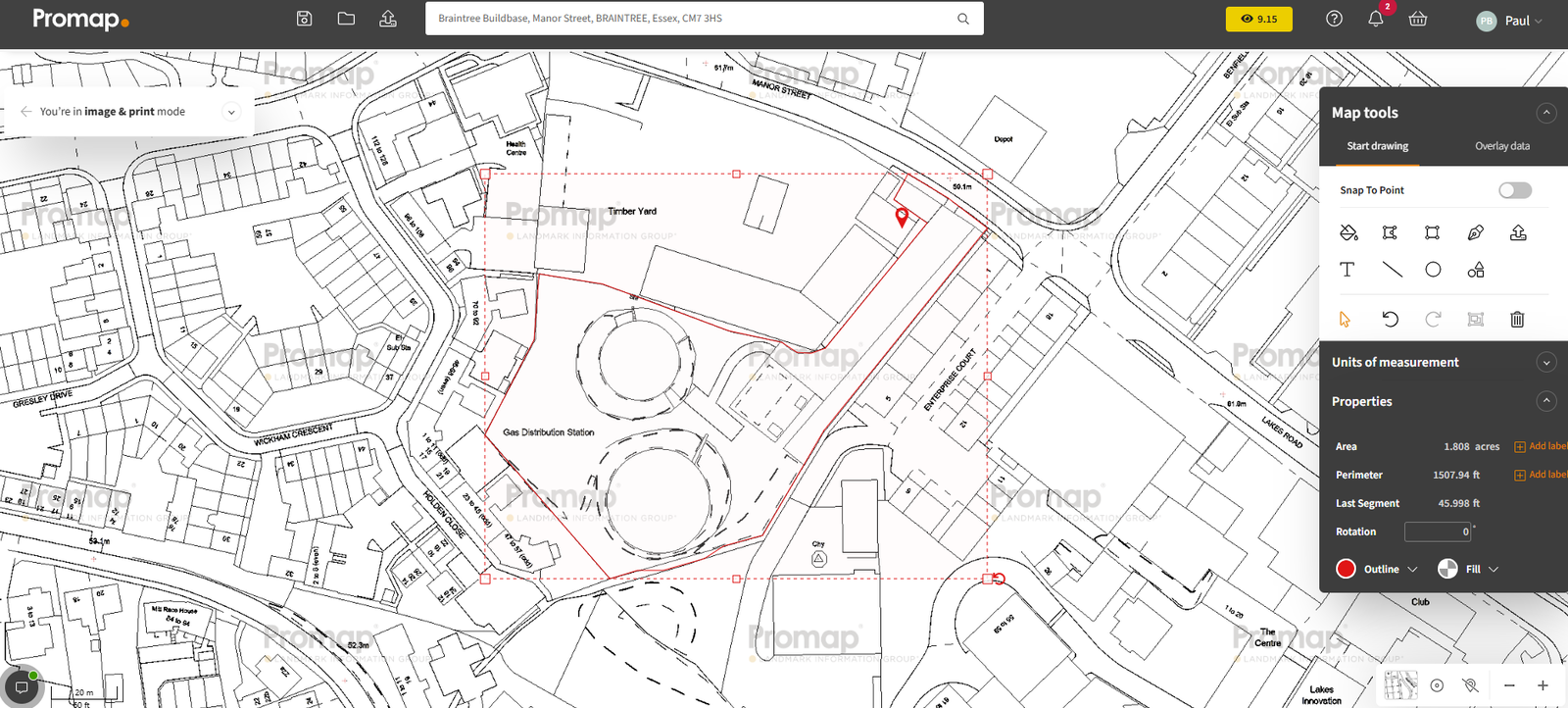 Commercial Land in Braintree