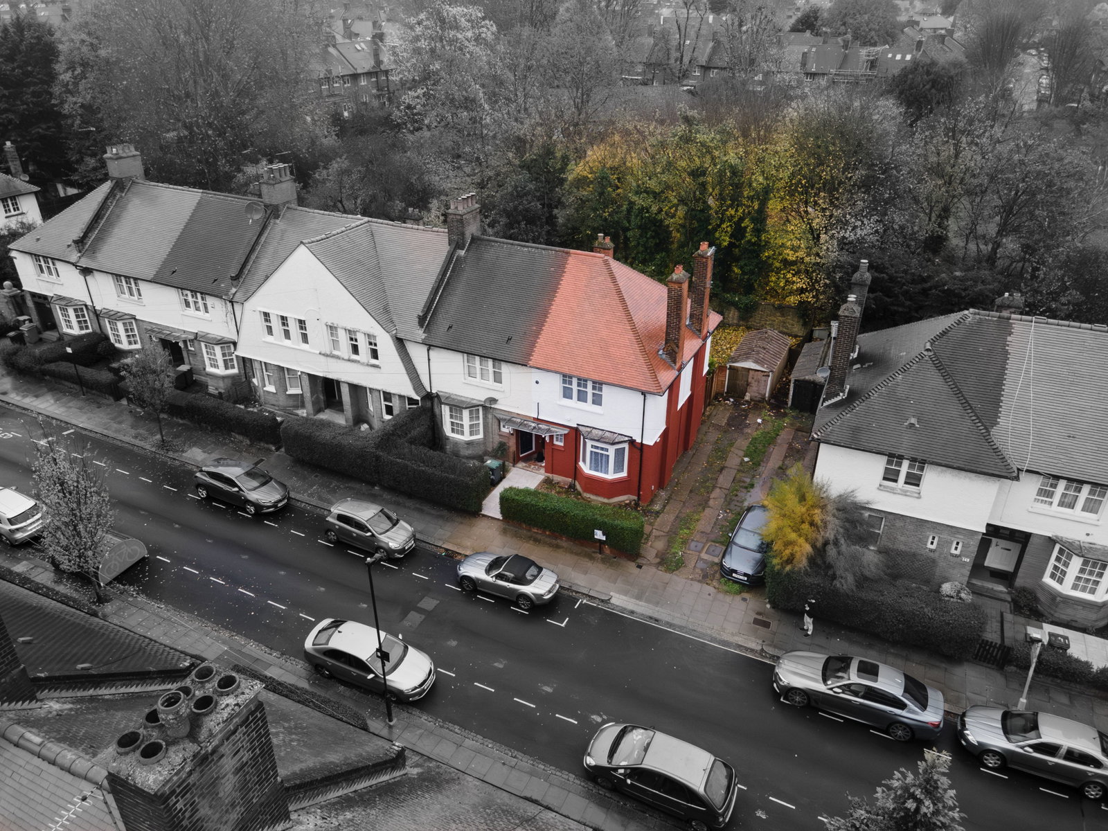 End Of Terrace House in London