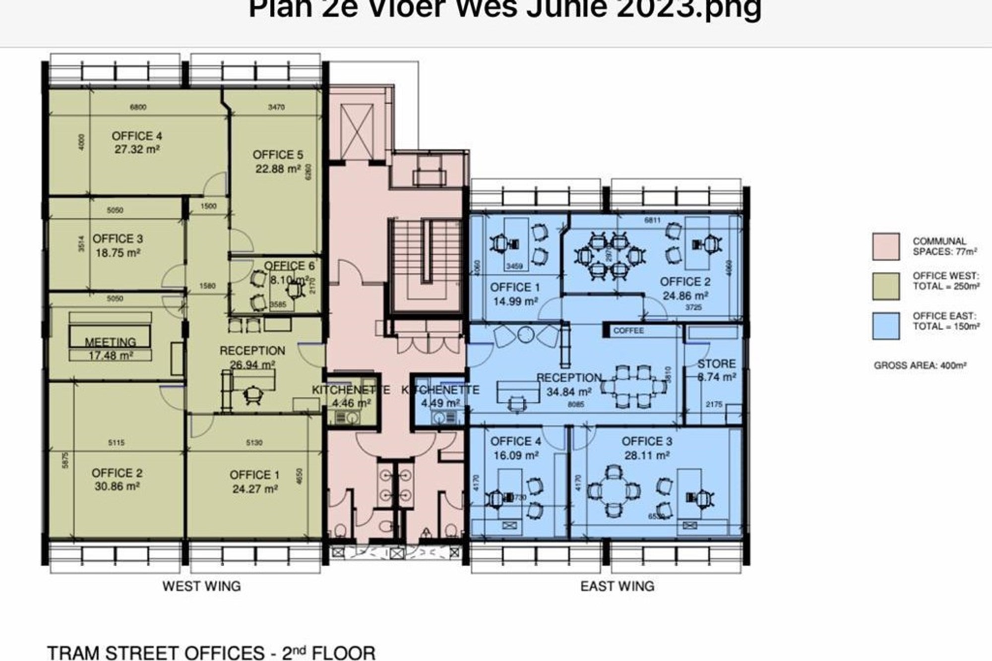 Office for rent in Muckleneuk, Pretoria, 552 m²