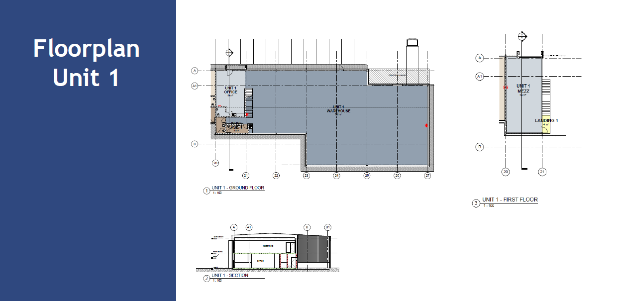 Highly sought after New Development warehouses.