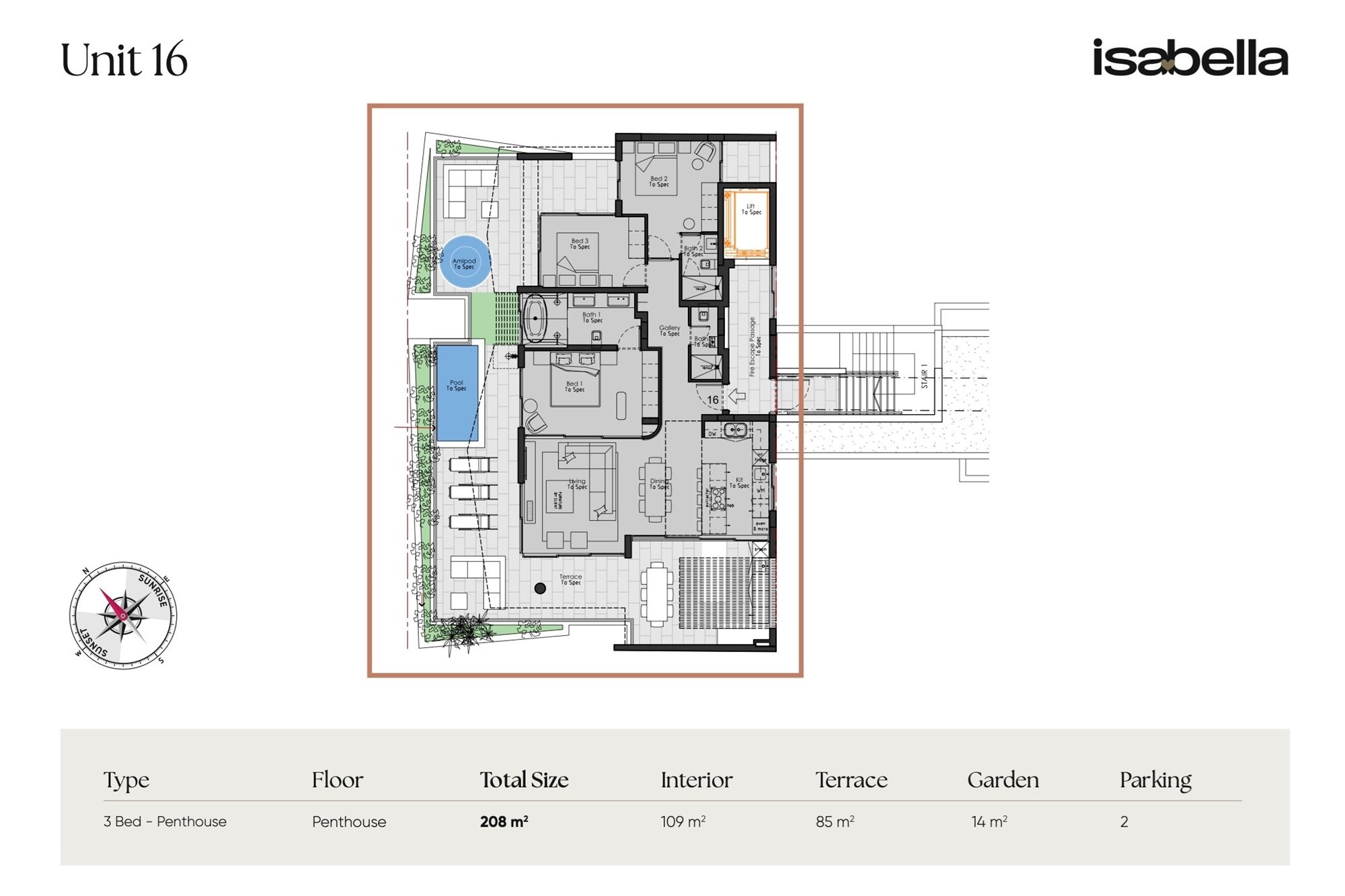 Penthouse at Isabella – A Masterpiece Above the Atlantic Seaboard