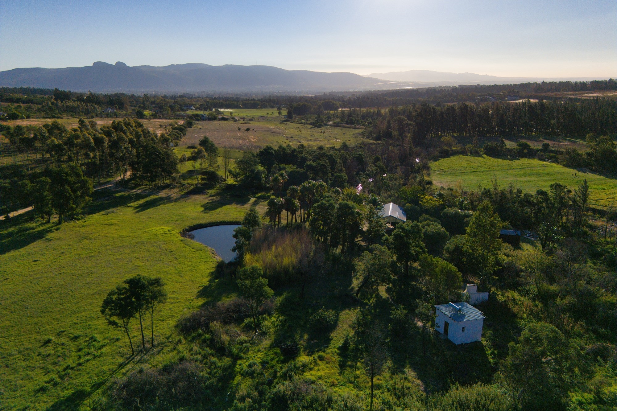 A river runs through 14.7 hectares of fertile terroir with incredible views