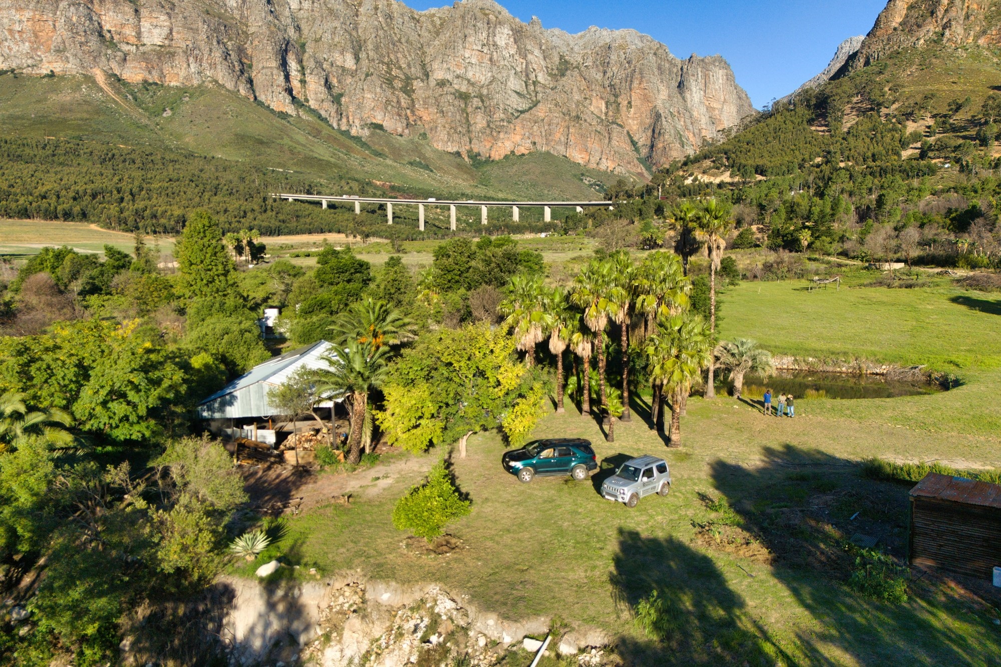 A river runs through 14.7 hectares of fertile terroir with incredible views