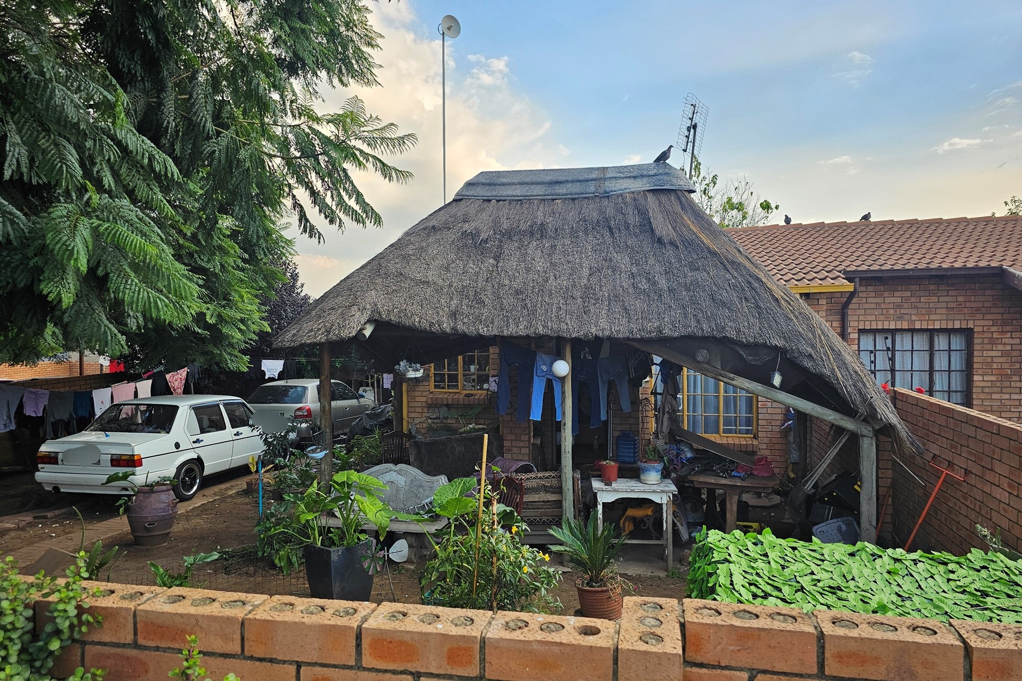 Property for sale in Tasbet Park Ext: 1 area with a space to extend, two bedrooms house, kitchen.