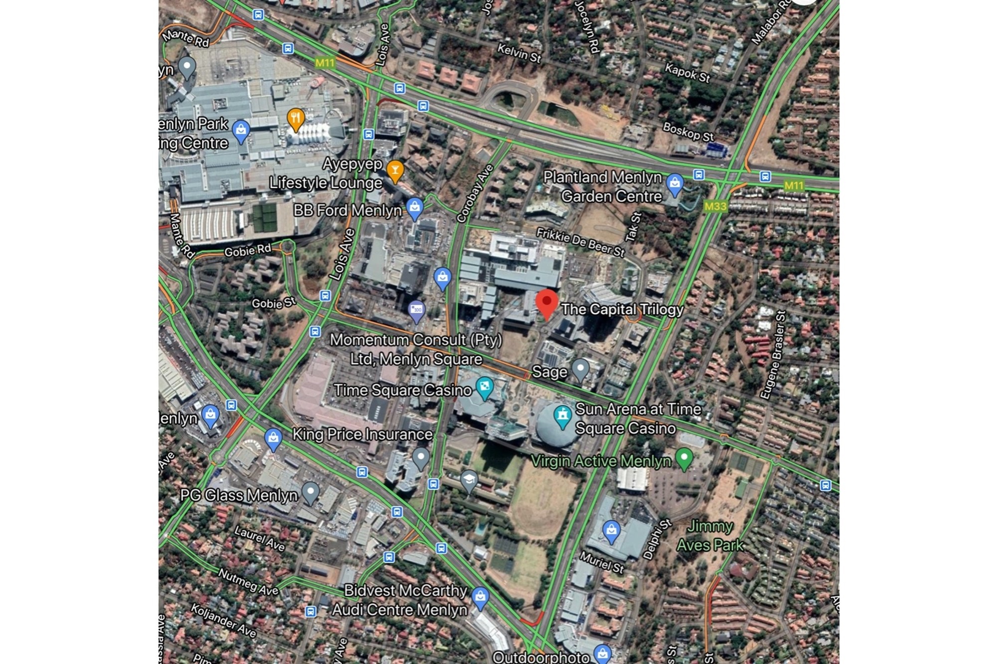 2 Bedrooms 2 Bathrooms at the Capital Trilogy, Menlyn Maine