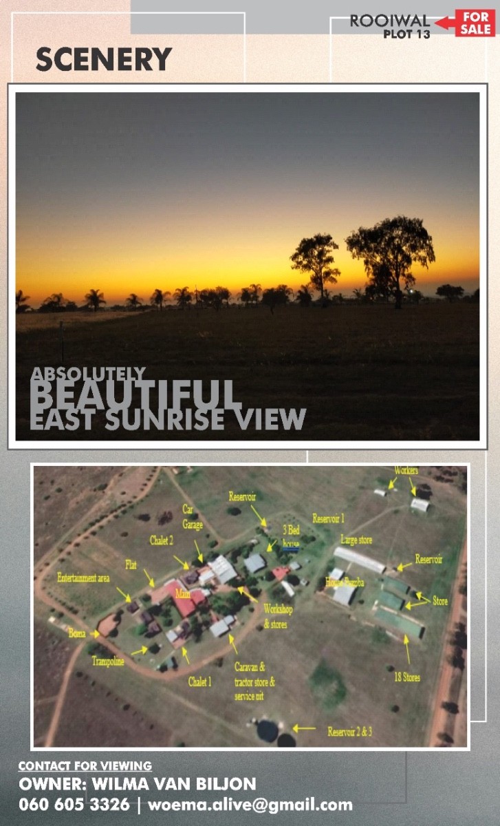 Farm for sale in Rooiwal AH, Wonderboom, 85653 m²