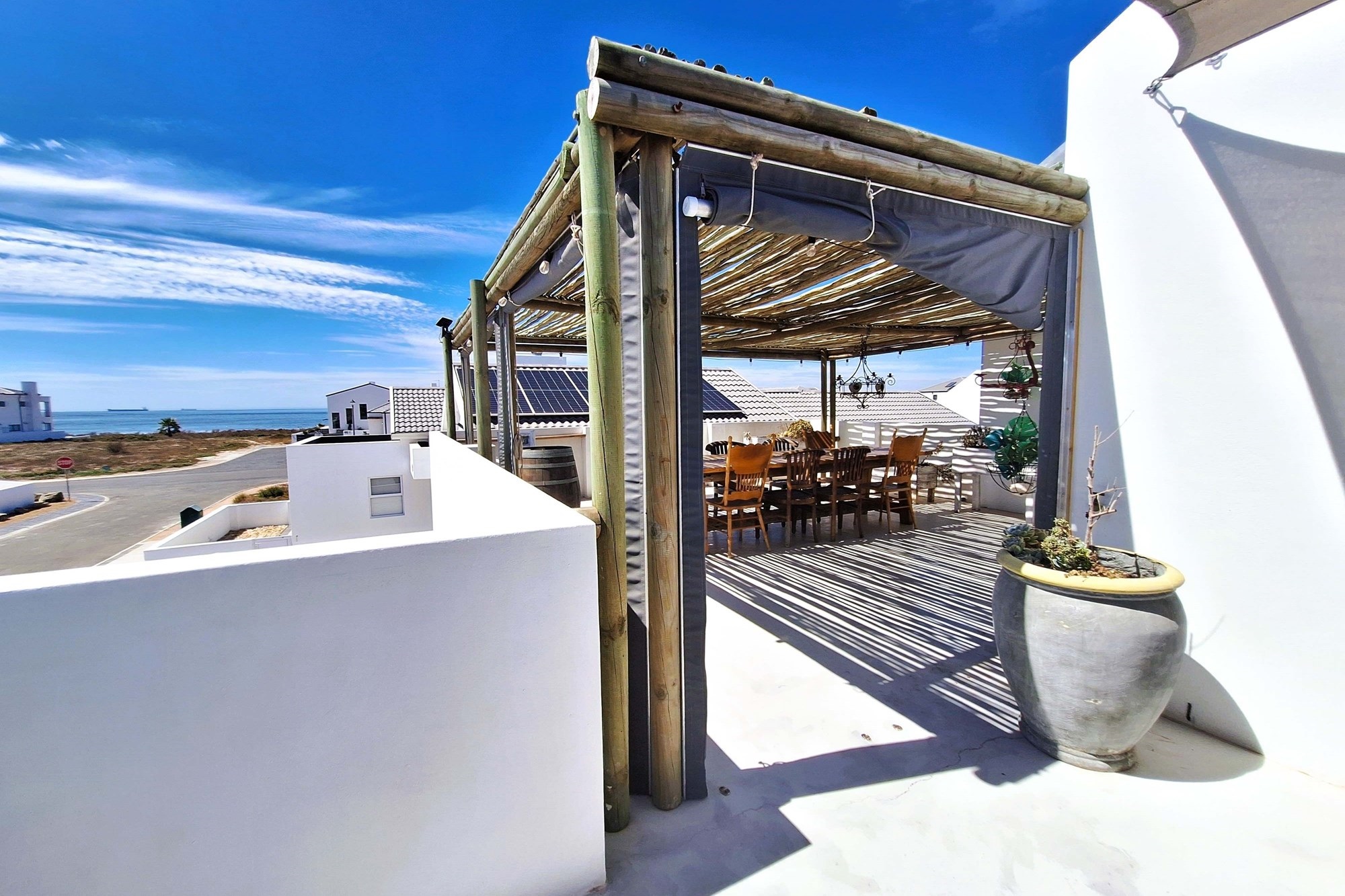 Estate Living at its finest: Stylish, Secure, Serene with partial Ocean Views.