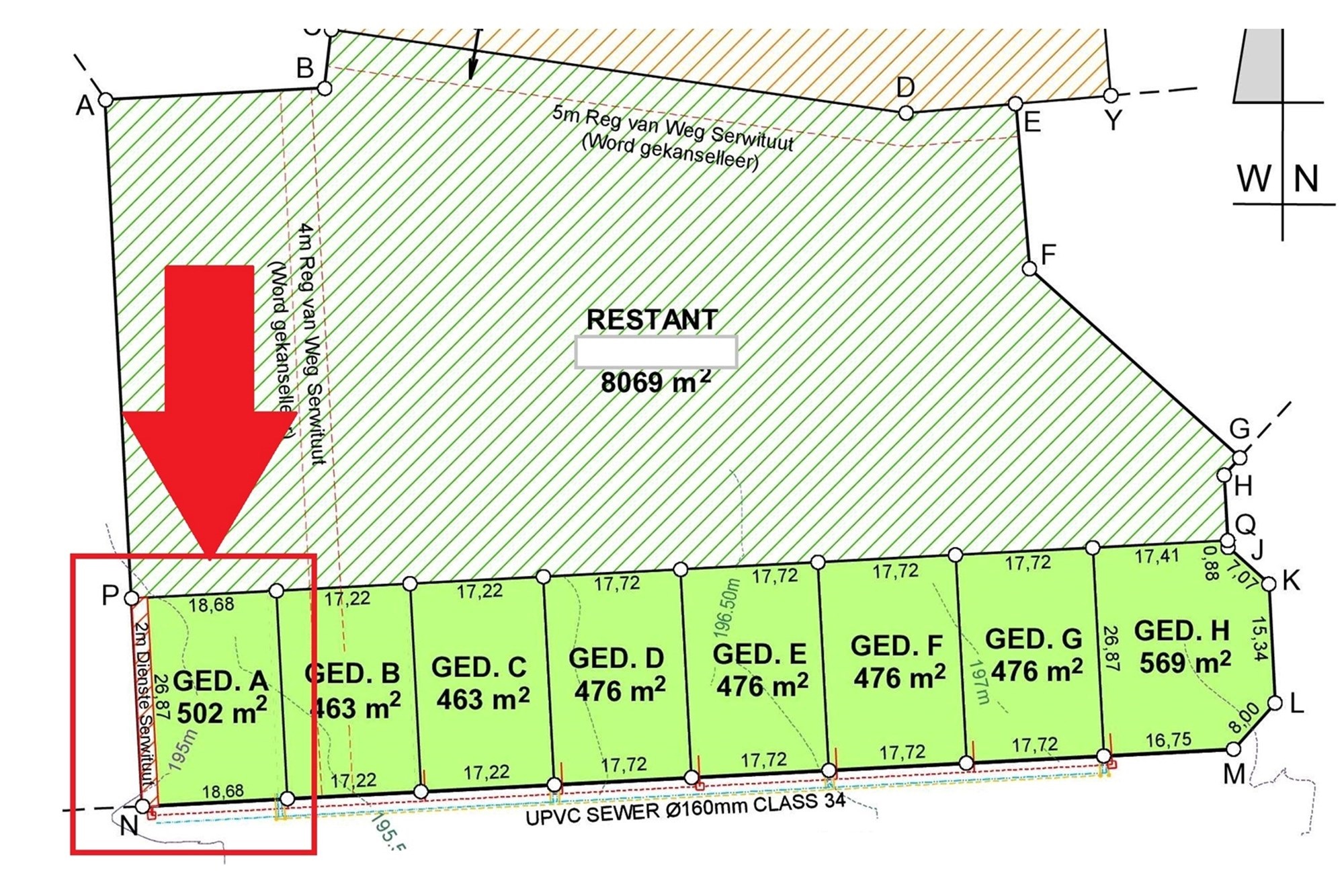 Vacant Land for sale in Robertson, 502 m²