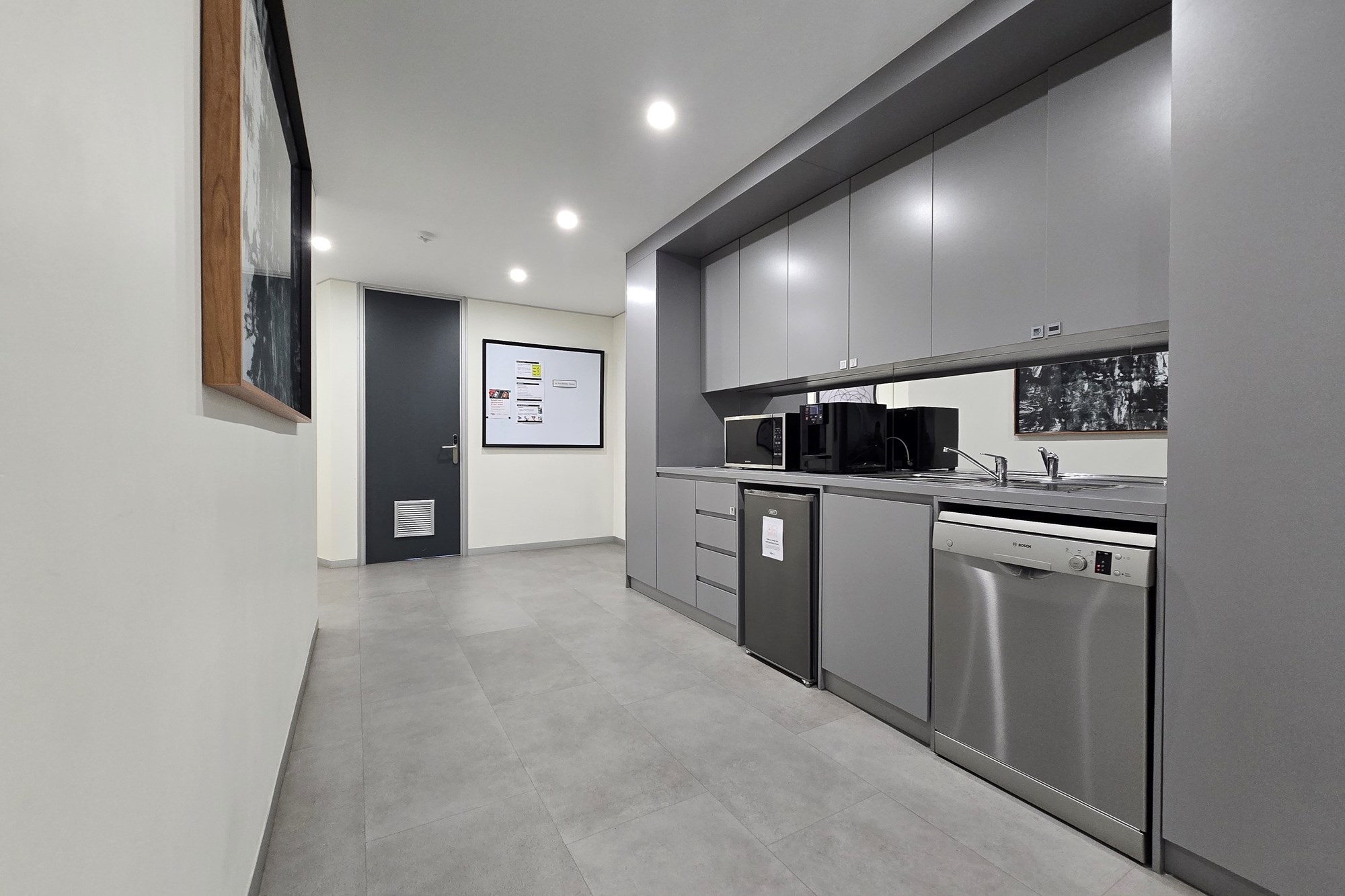 Elevate your workspace with this modern 2-person office