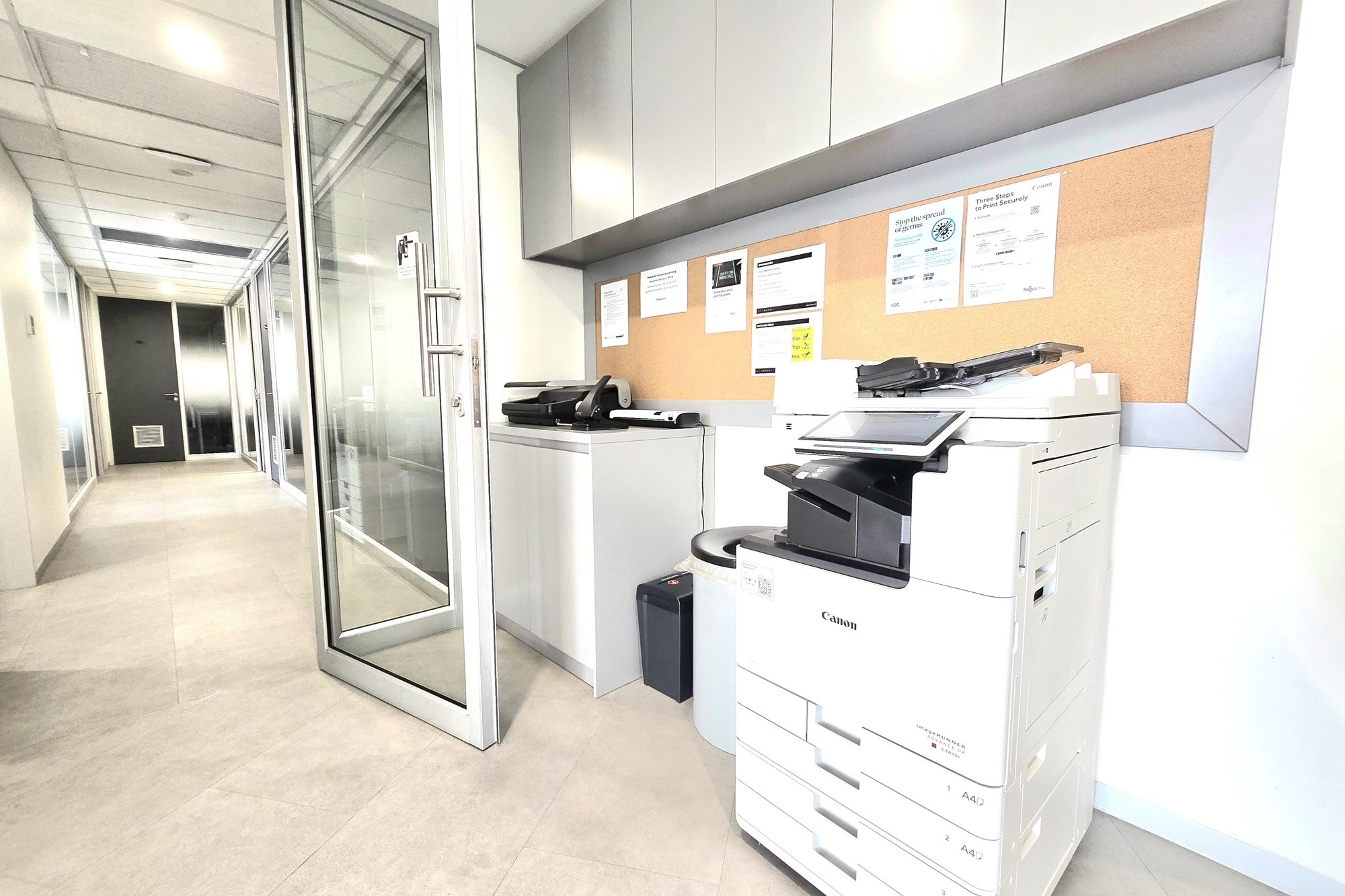 Elevate your workspace with this modern 2-person office