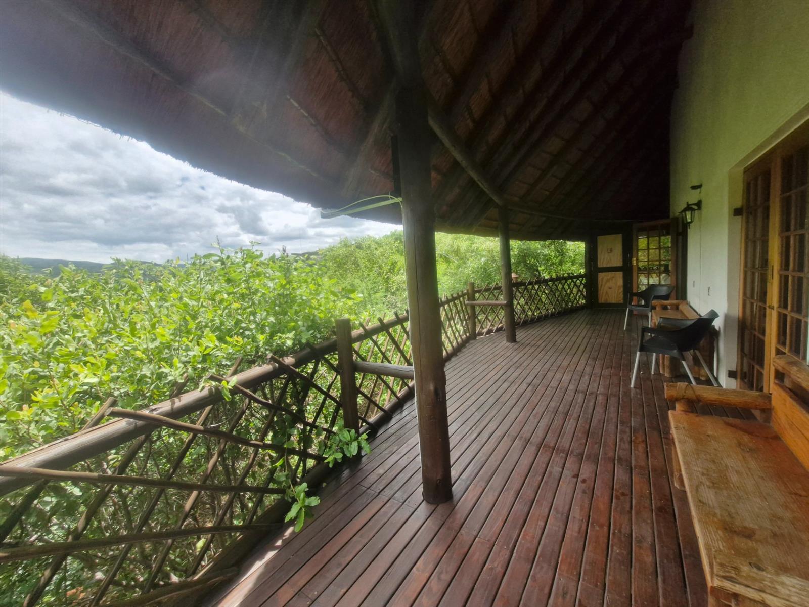 Distinctive Thatch-Home Offering Space