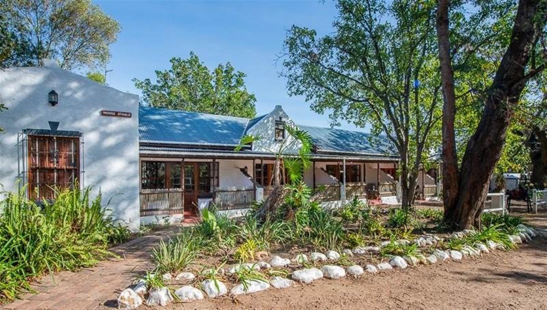 Premier Boutique Hotel, BandB and Farm For Sale in Paarl in the Cape Winelands near Cape Town