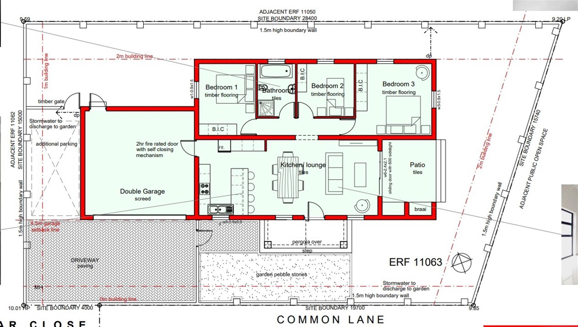 3 Bedroom Plot and Plan in Beautiful Surroundings.