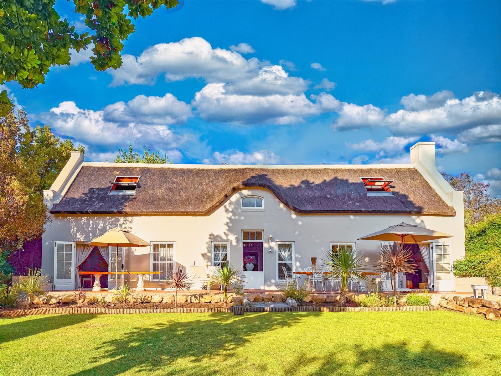 Exquisite Cape Dutch Homestead at the Edge of Greyton Nature Reserve (Greyton, Western Cape)