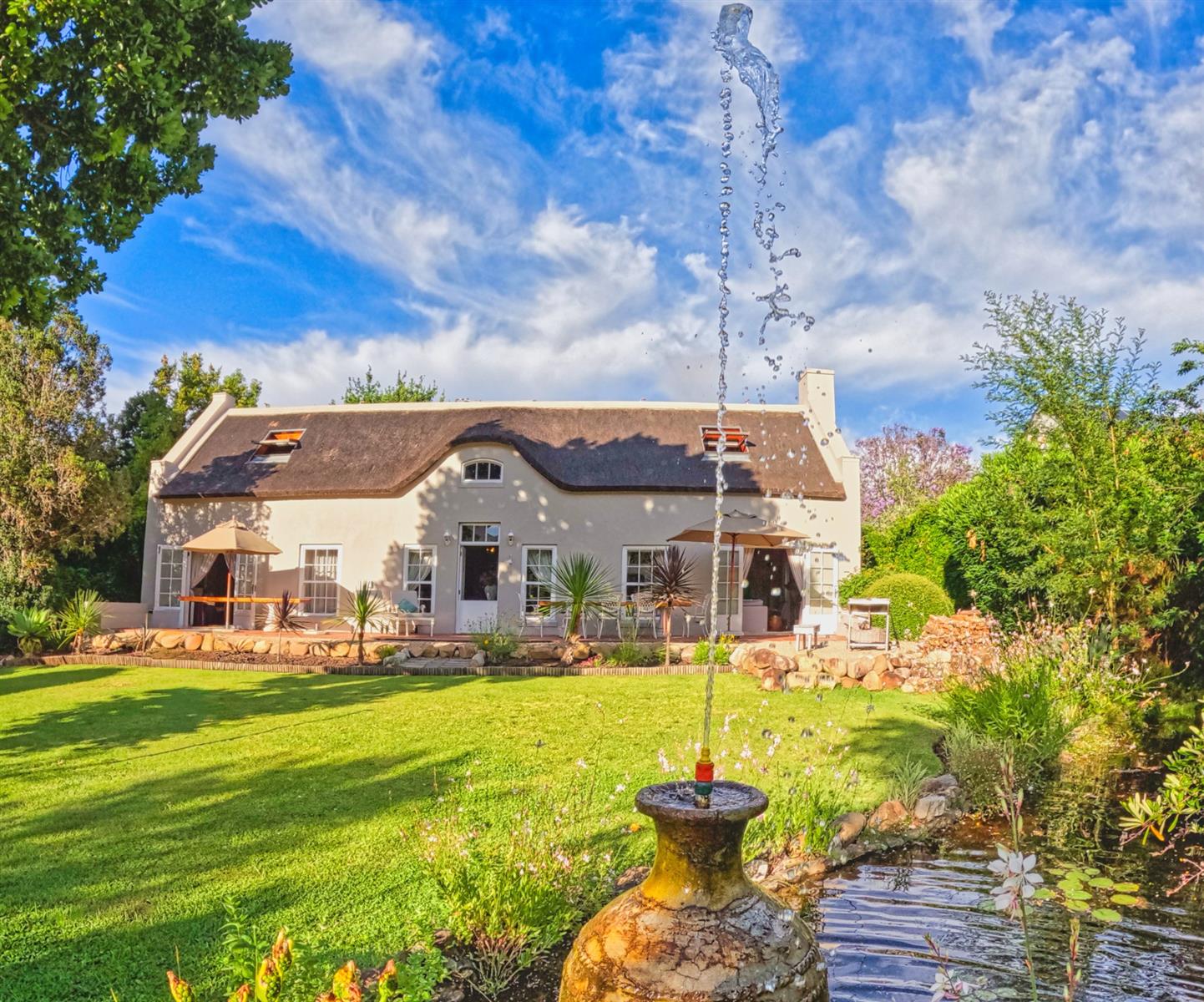 Exquisite Cape Dutch Homestead at the Edge of Greyton Nature Reserve (Greyton, Western Cape)