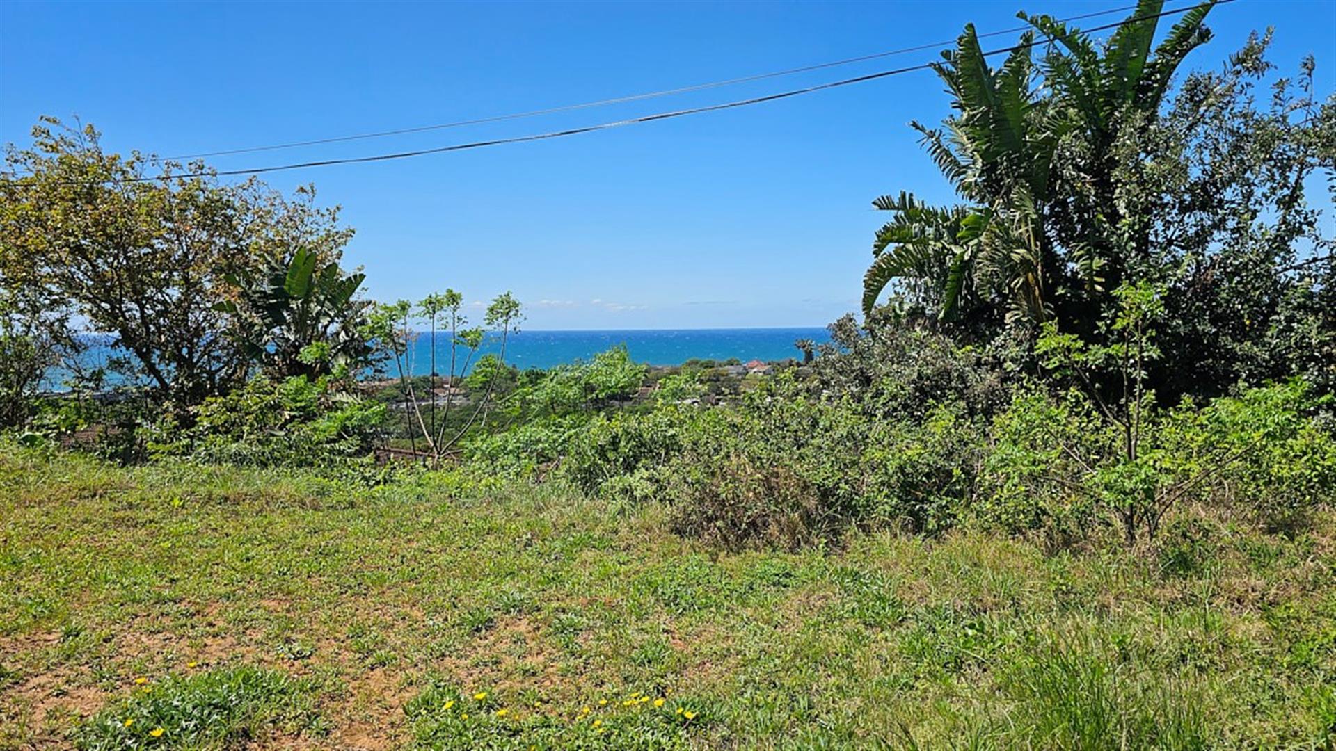 Vacant Land with Nature and Sea View in Uvongo