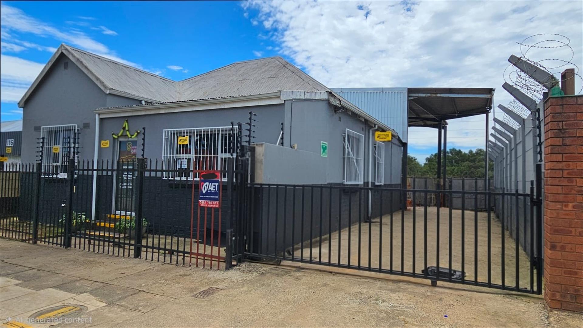 Business Ready Premises with Workshop Infrastructure in Central Pietermaritzburg