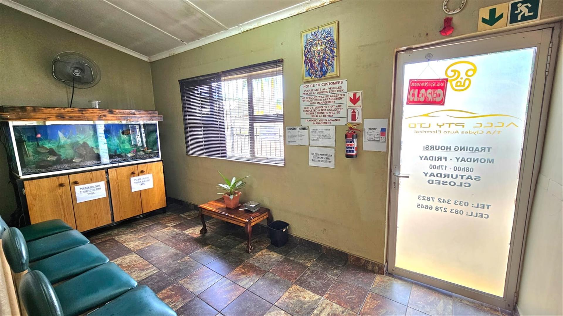 Business Ready Premises with Workshop Infrastructure in Central Pietermaritzburg
