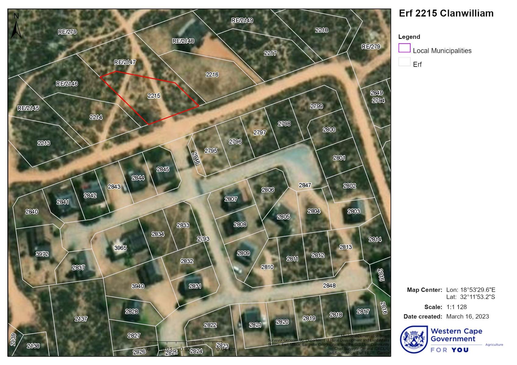 Vacant Land For Sale in Crystal Waters, Clanwilliam
