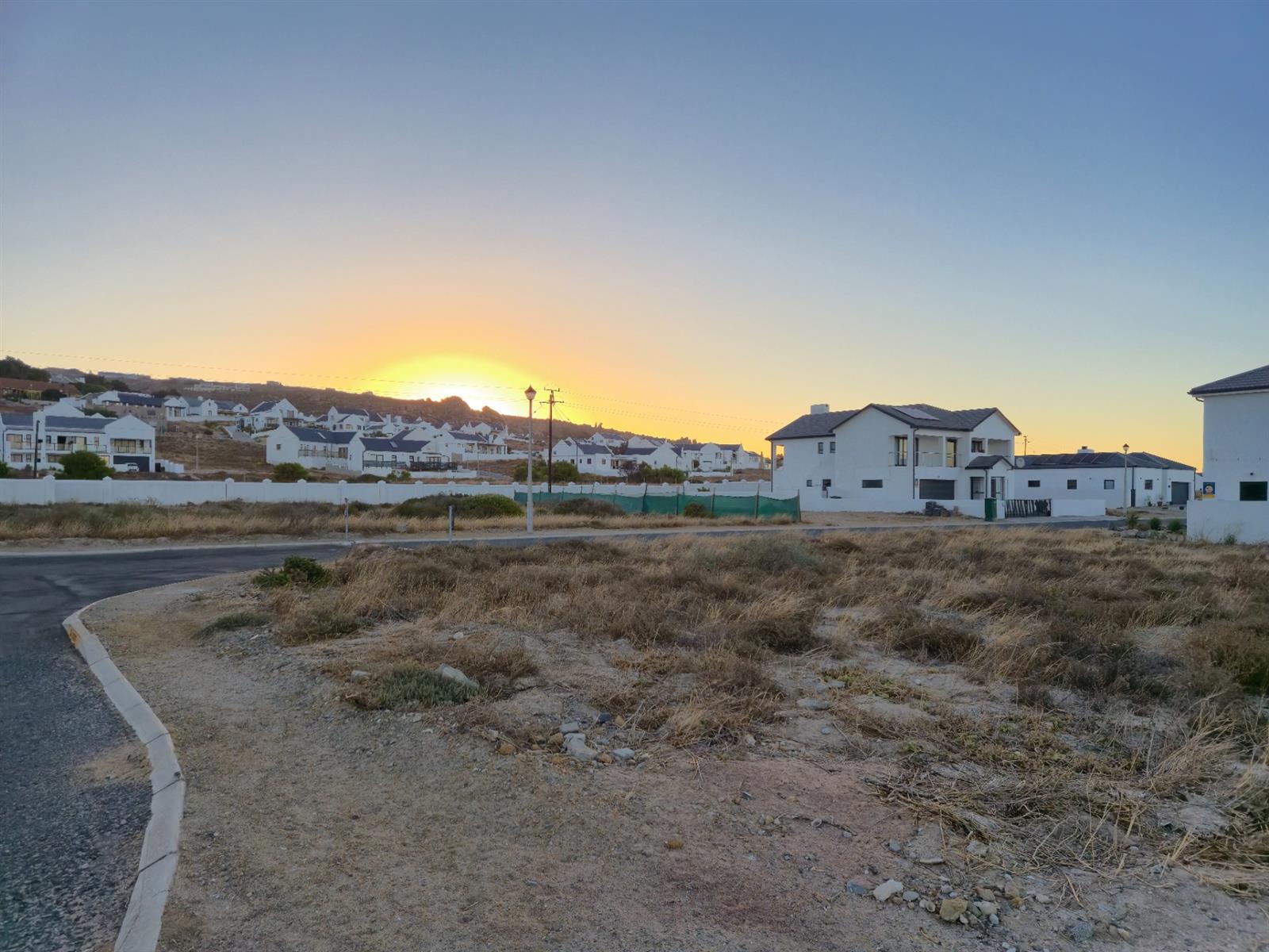 Beach estate plot with approved building plan