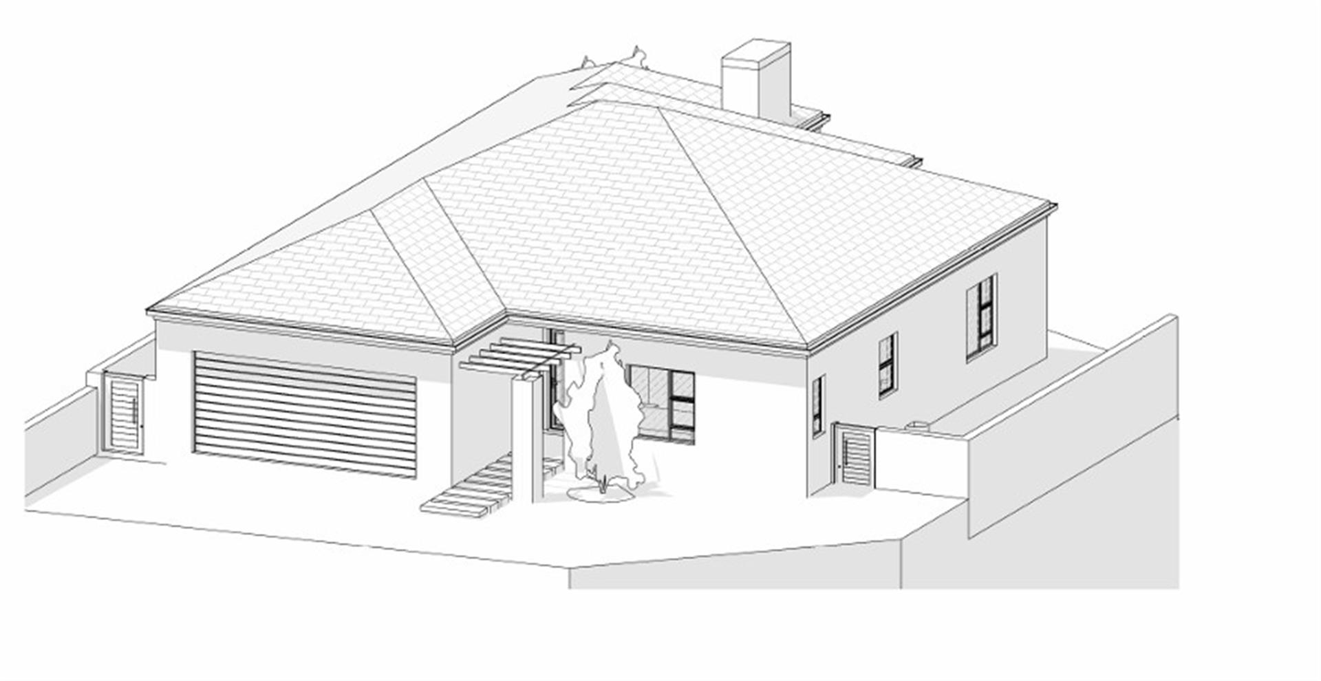 Beach estate plot with approved building plan