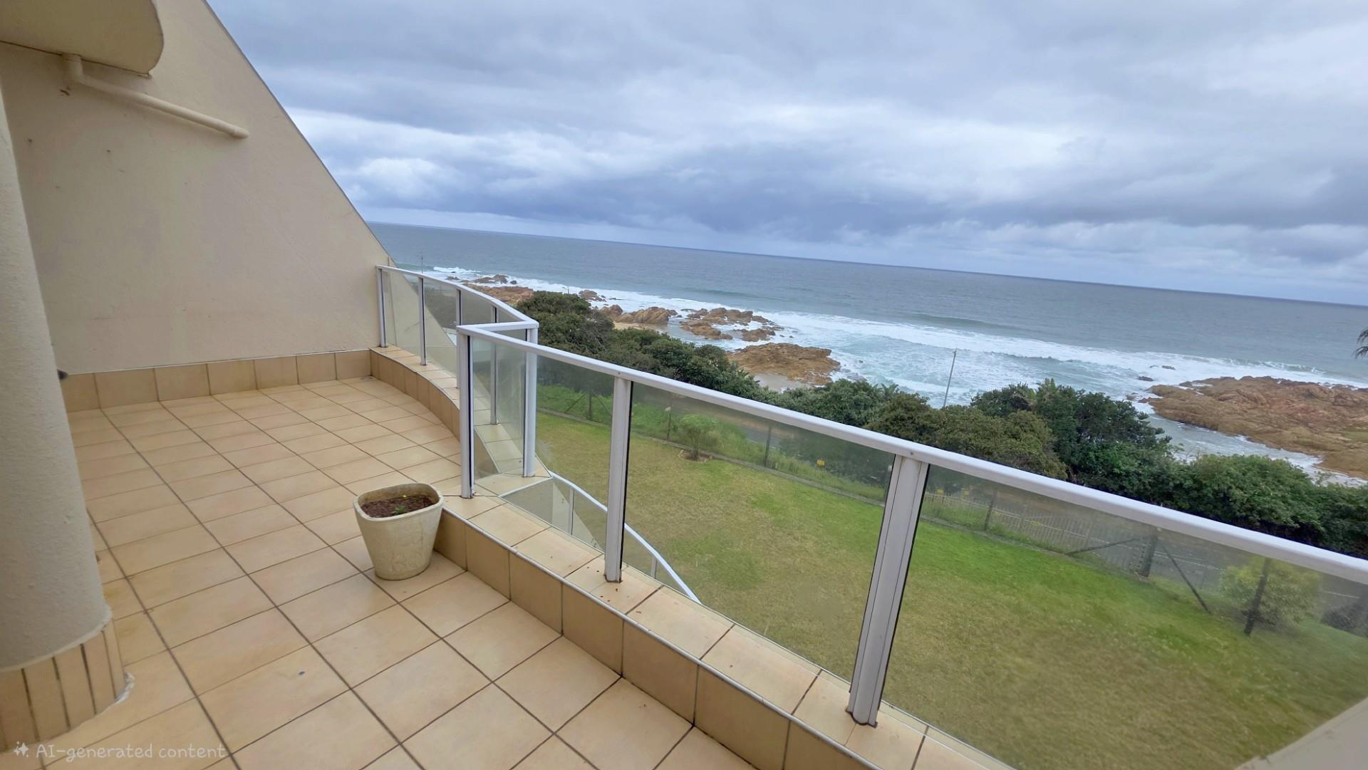 Beachfront 2 bedroom, 2 bathroom groundfloor apartment in Lawrence Rocks