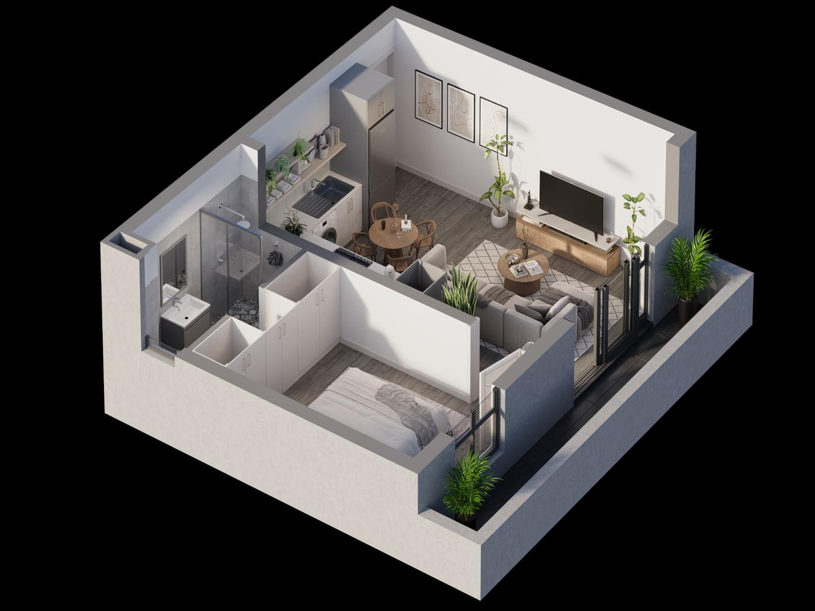 Stunning One Bedroom Unit: A Brand-New Development with Unmatched Benefit