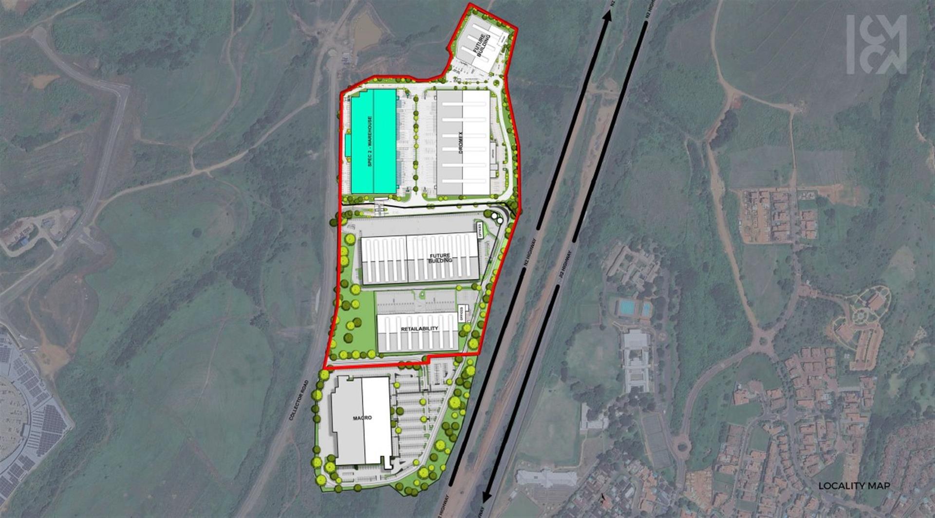 New Development Upcoming warehouse to let on N2 Umhlanga.