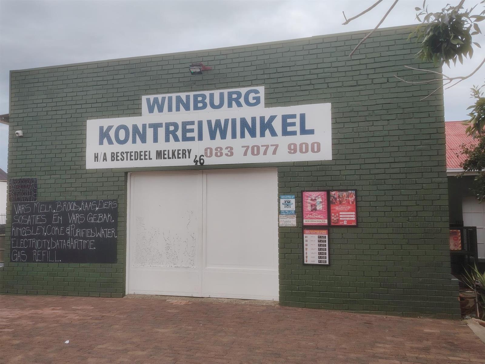 Winburg Kontrei Winkel - Bestedeel Melkery
