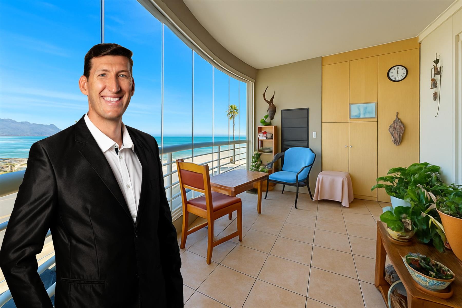 Oceanfront with Indian Ocean Views | 3 Bed | 2 Bathroom Sale in Strand Central, Strand