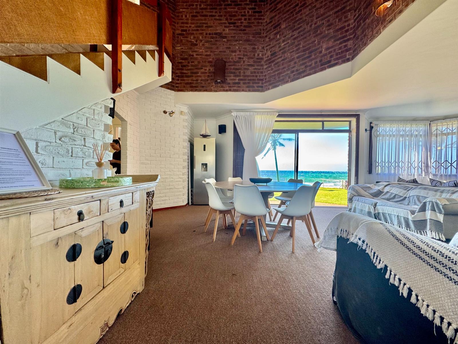 Architecturally Striking Beachfront Home