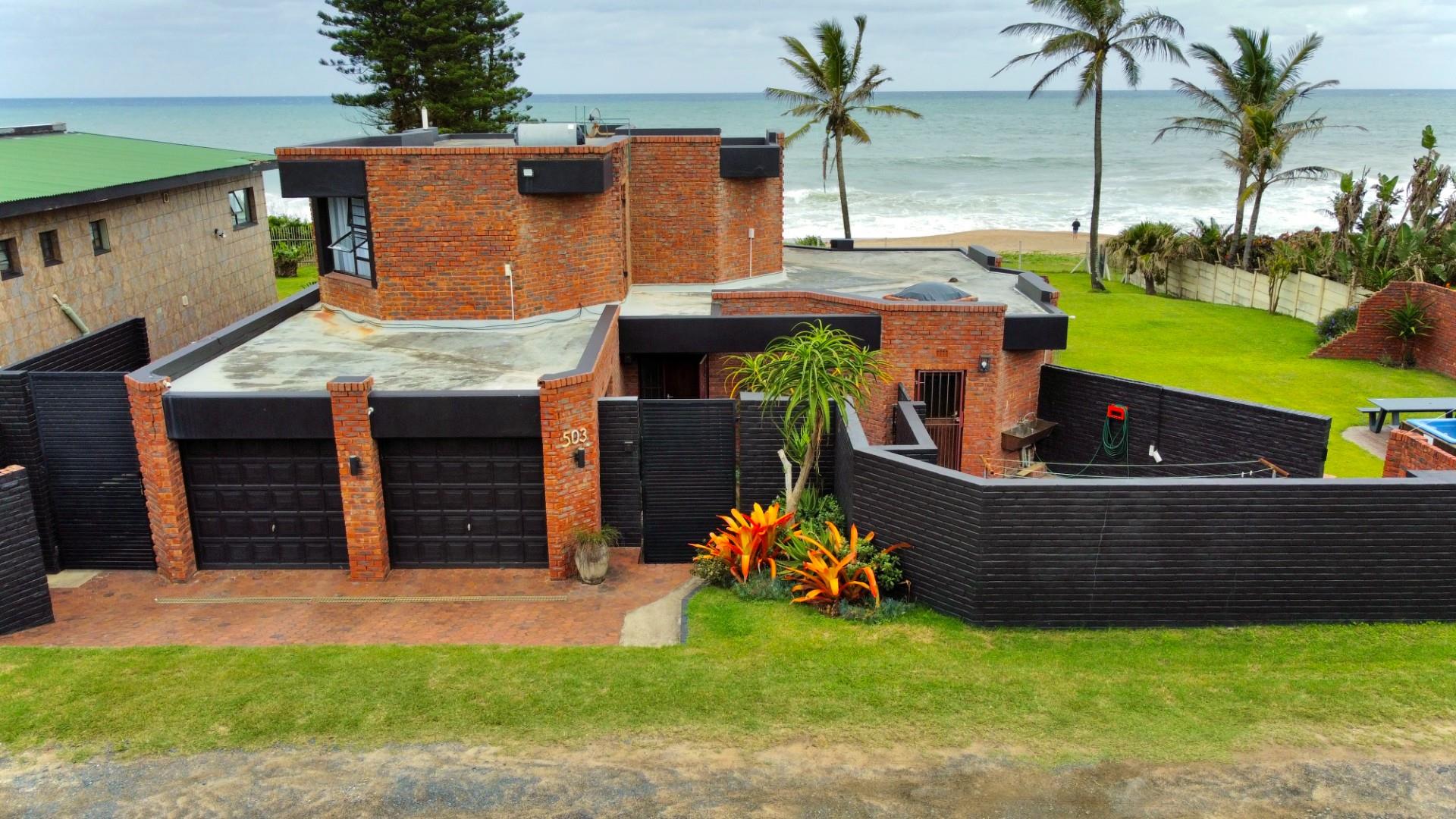 Architecturally Striking Beachfront Home