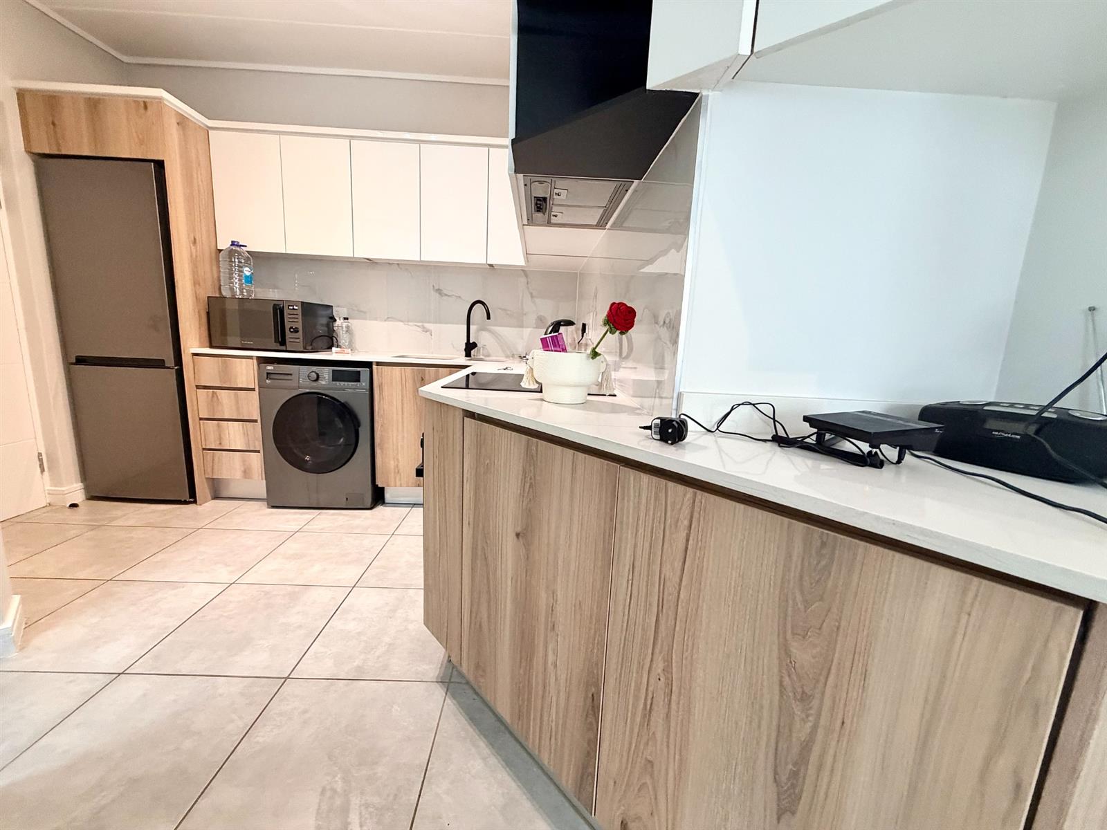 Modern 1 Bedroom, 1 Bathroom First Floor Apartment with Small Balcony