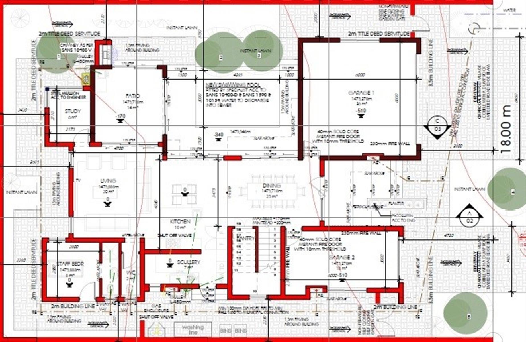 4 Bedroom House + 3 Garages and Study For Sale in Fountainbrook Estate, Midstream Estate, Centurion